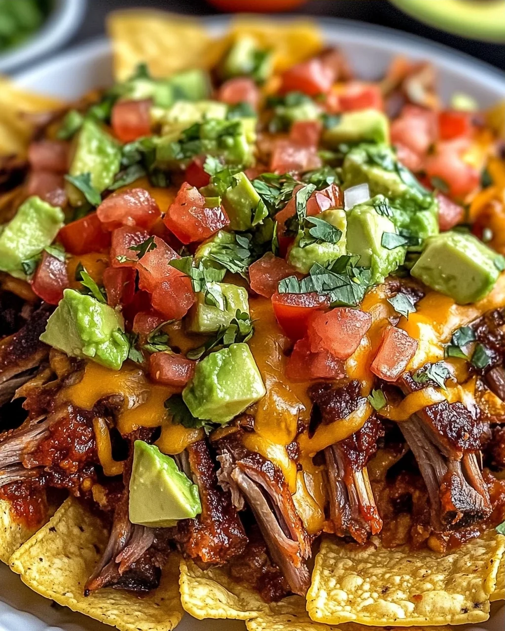 BBQ-Rippchen-Nachos für den perfekten Genuss