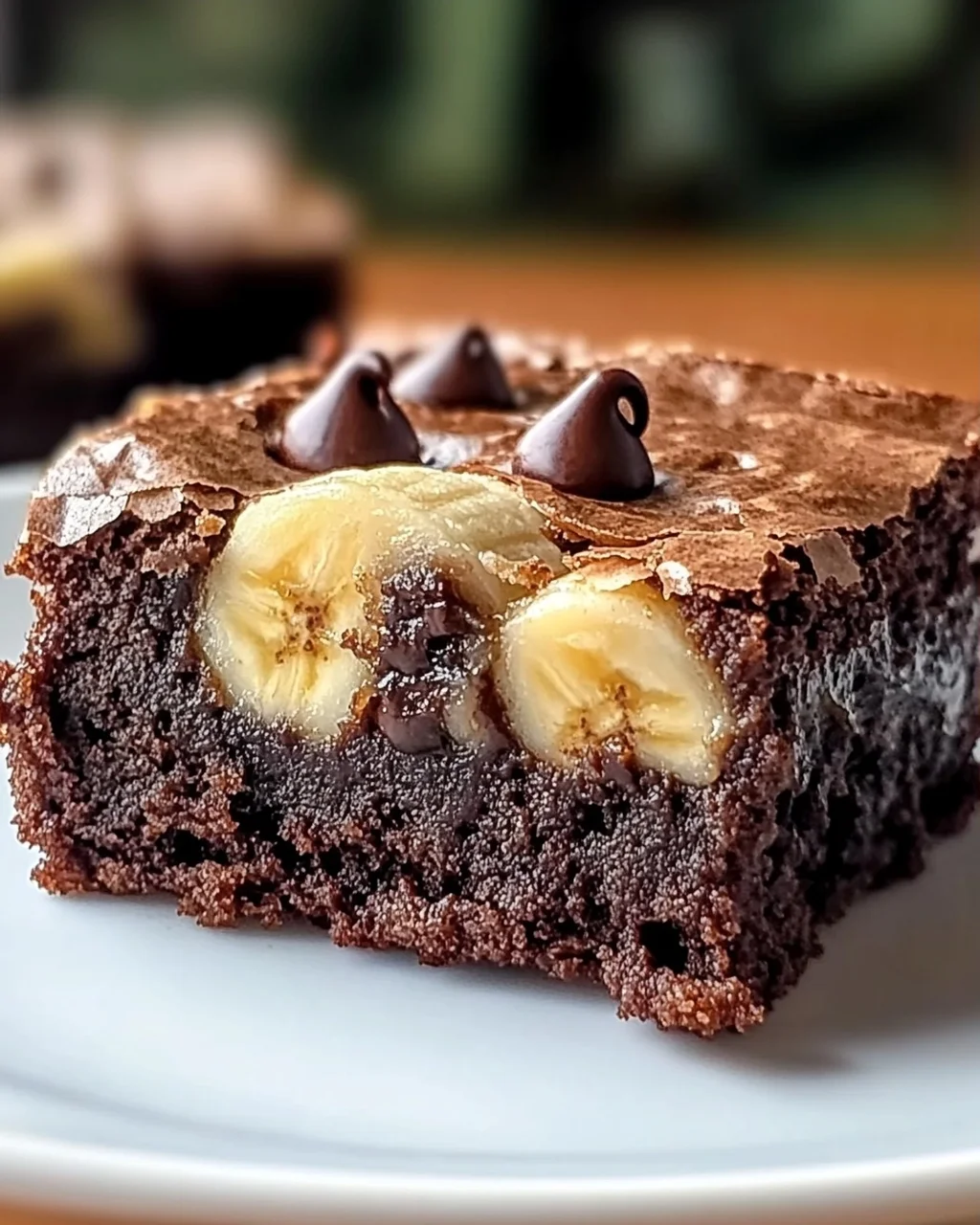 Bananenbrot Brownies für schokoladige Glücksmomente