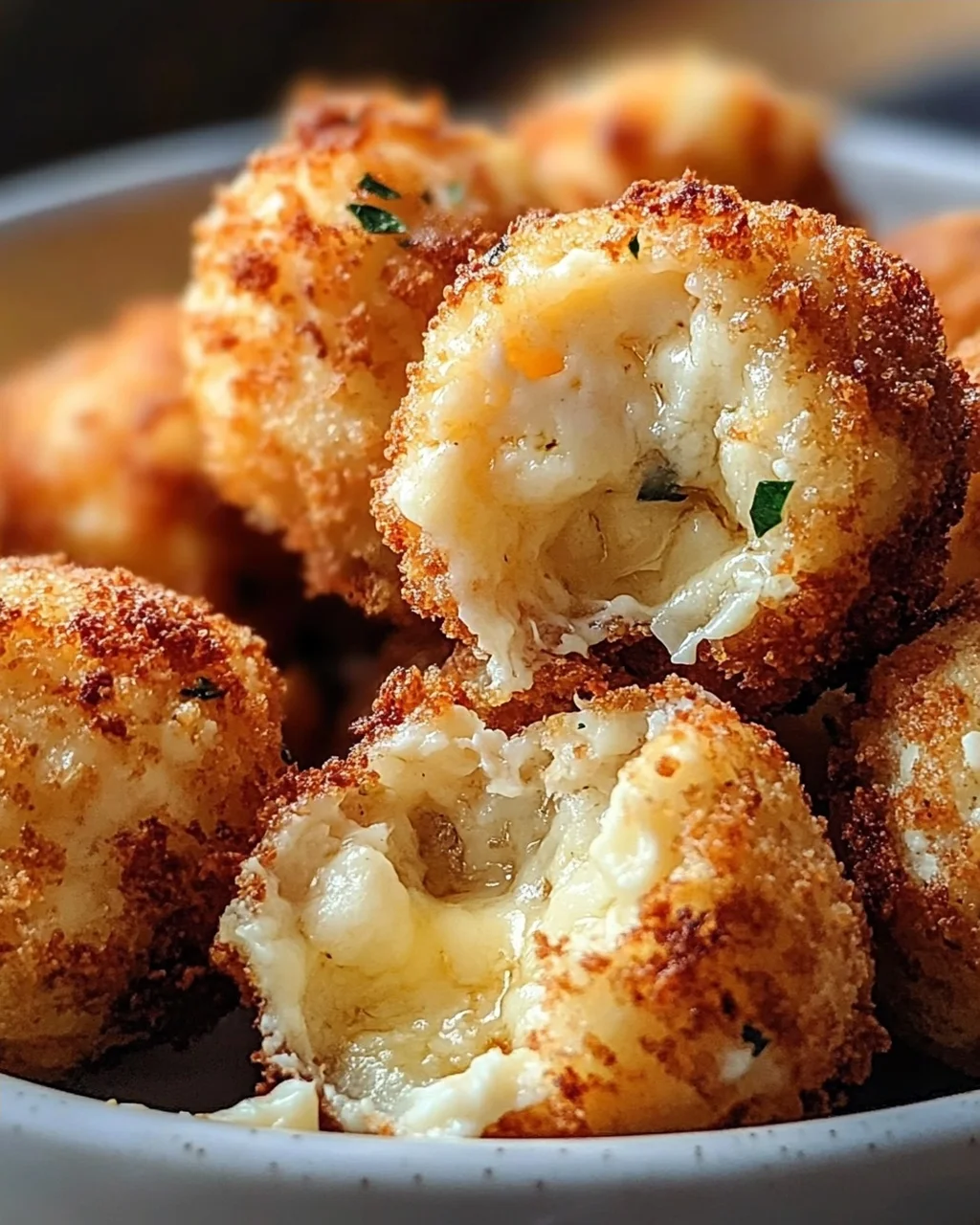 Blumenkohl-Mozzarella-Bällchen