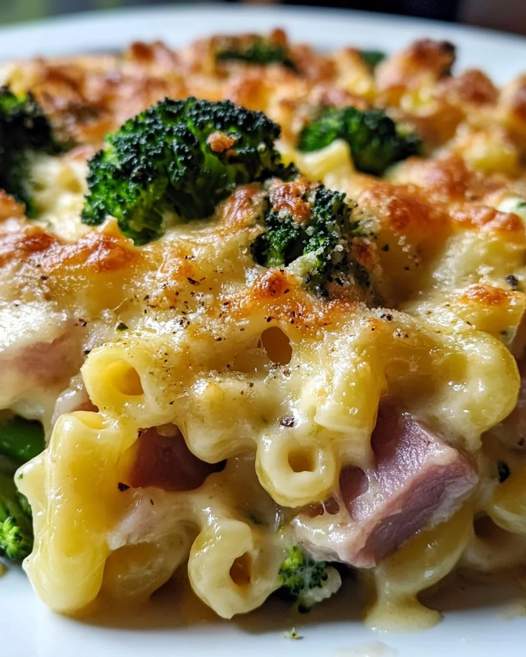 Broccoli Beef Ham Mac & Cheese Bake: Der unwiderstehliche Ofenhit!