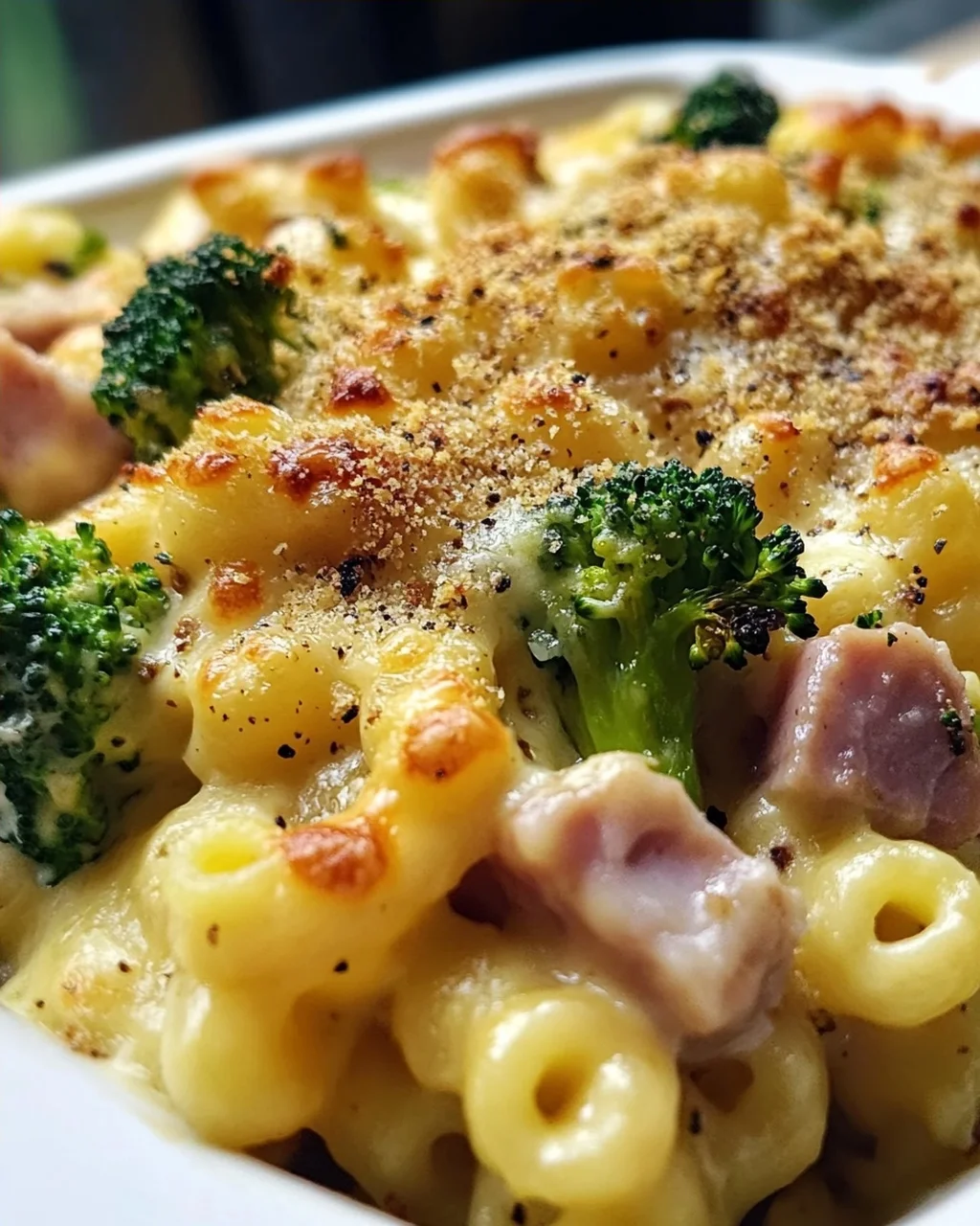 Broccoli Beef Ham Mac & Cheese Bake: Der unwiderstehliche Ofenhit!