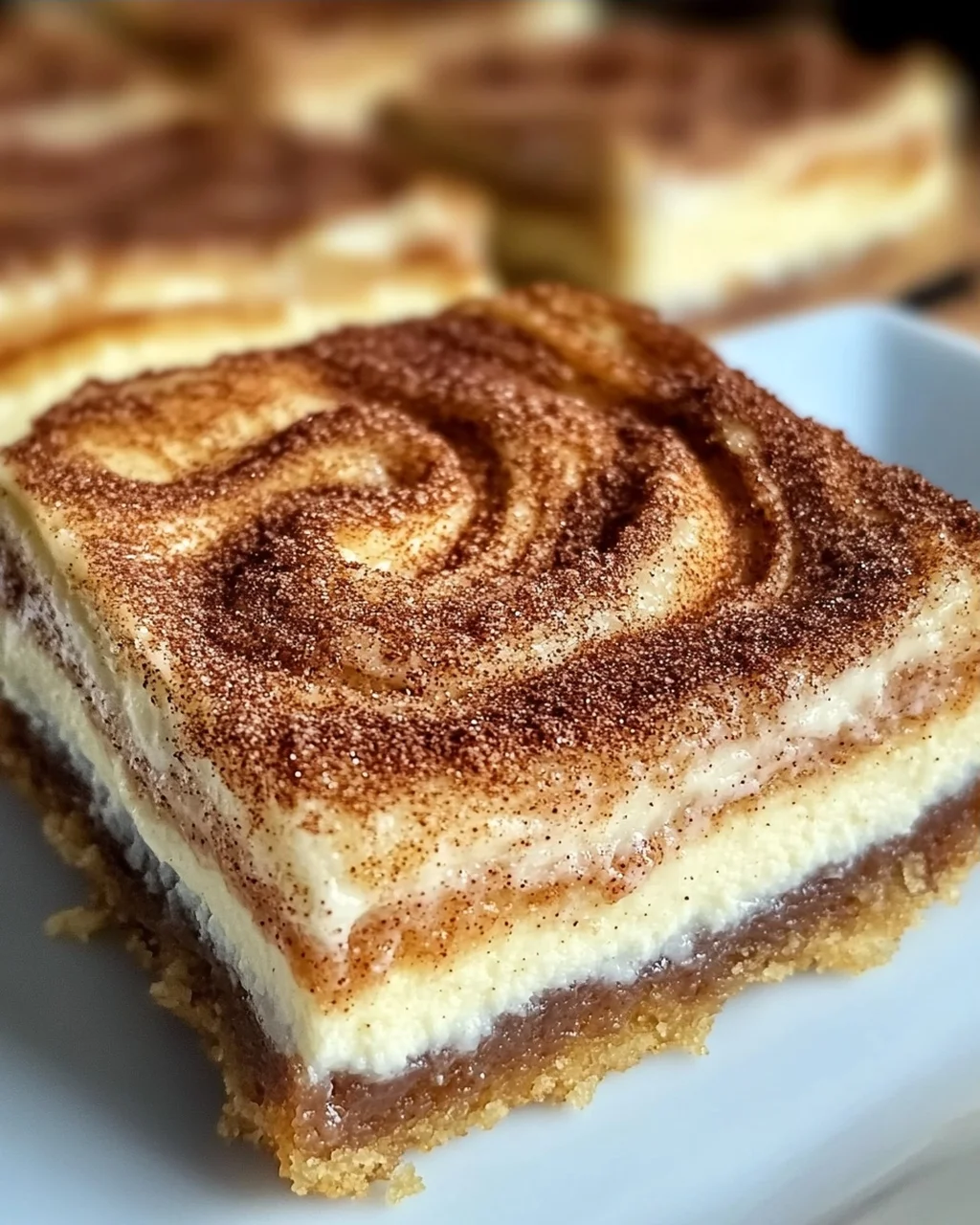 Churro Käsekuchen Riegel für köstliche Momente