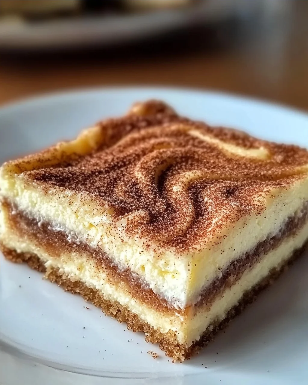 Churro Käsekuchen Riegel für köstliche Momente