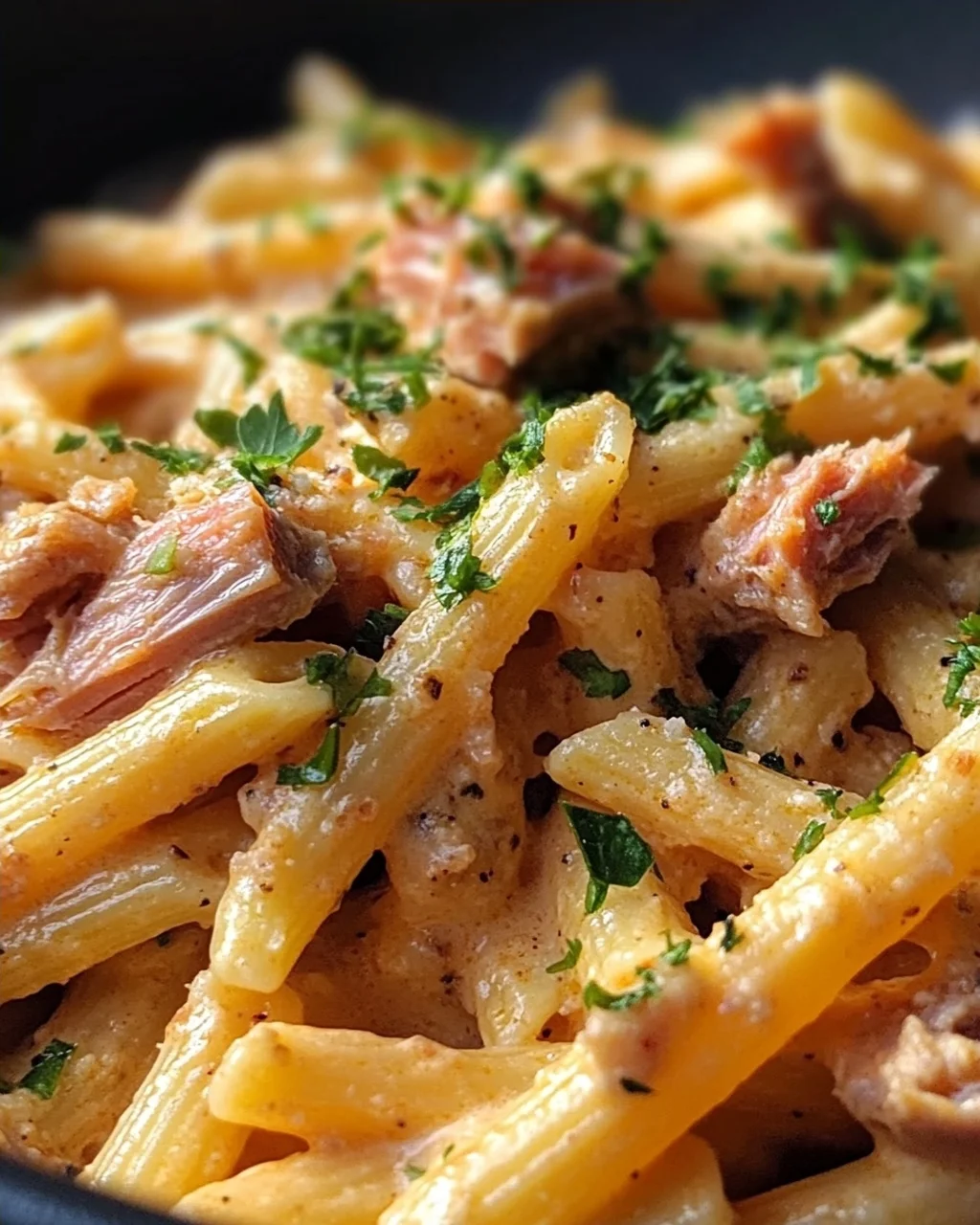 Cremige One Pot Pasta mit Thunfisch