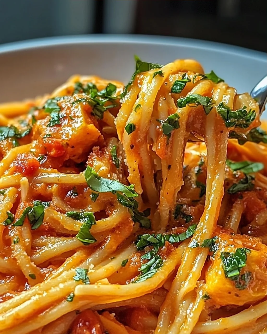 Cremige Tomaten-Knoblauch Pasta