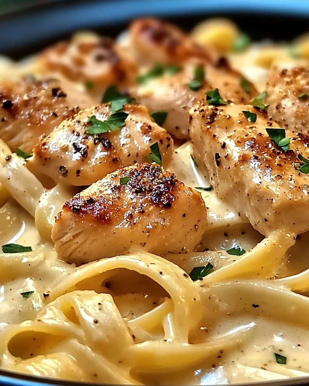 Cremige italienische Hühnchen-Pasta für jeden Abend