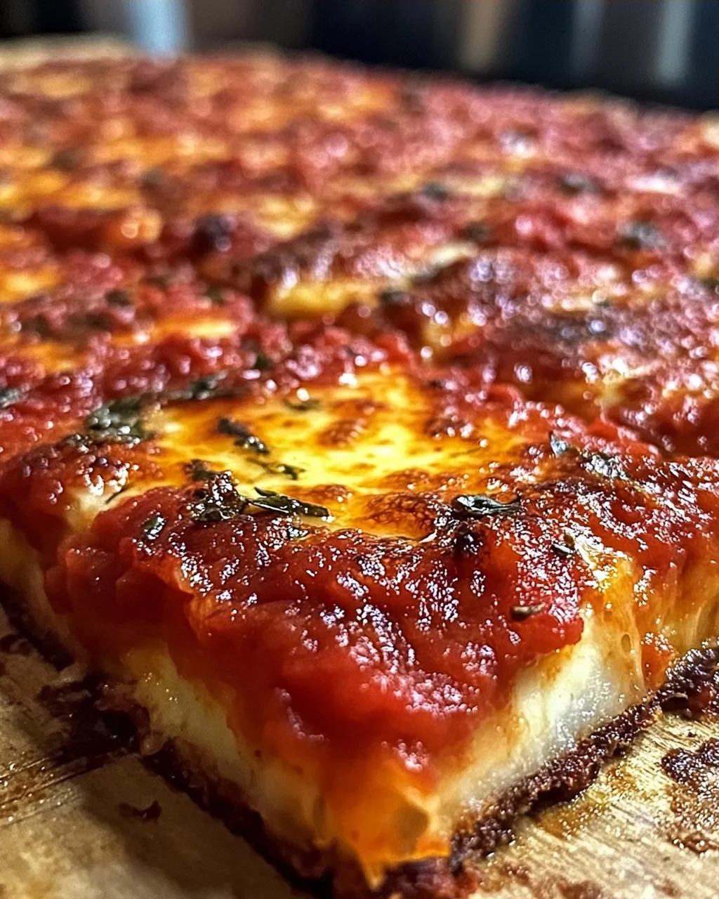 Crispy Detroit-Stil Pizza für Zuhause zaubern