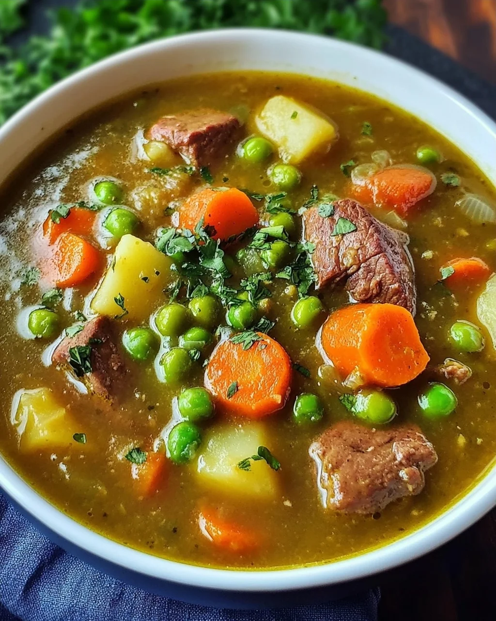 Erbseneintopf klassisch nach Omas Rezept