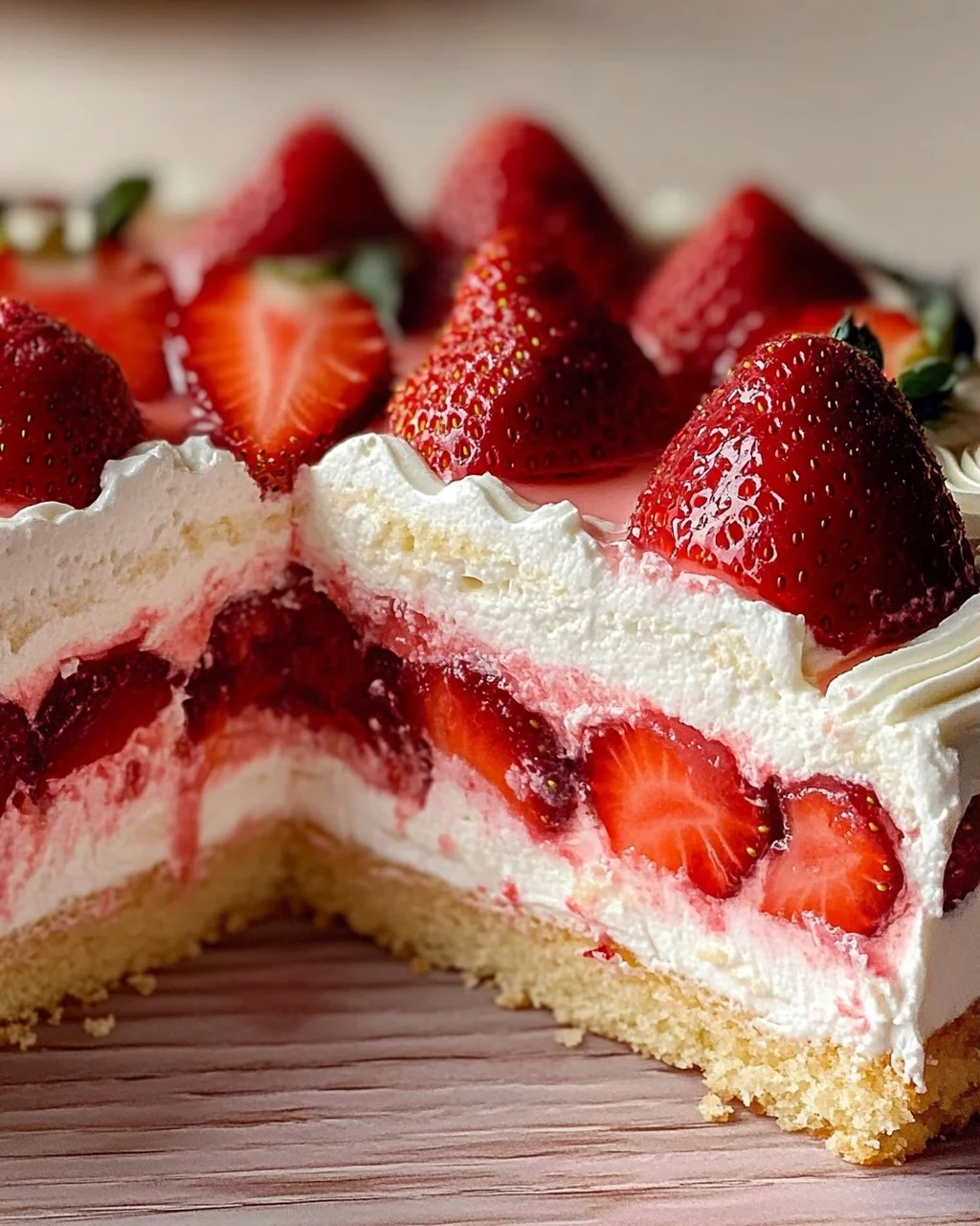 Erdbeertorte mit Joghurtcreme