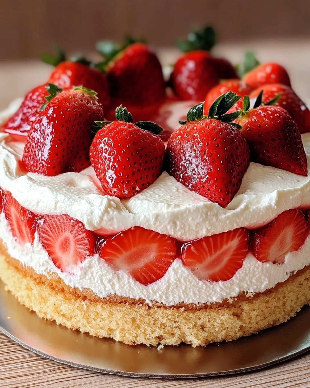 Erdbeertorte mit Joghurtcreme