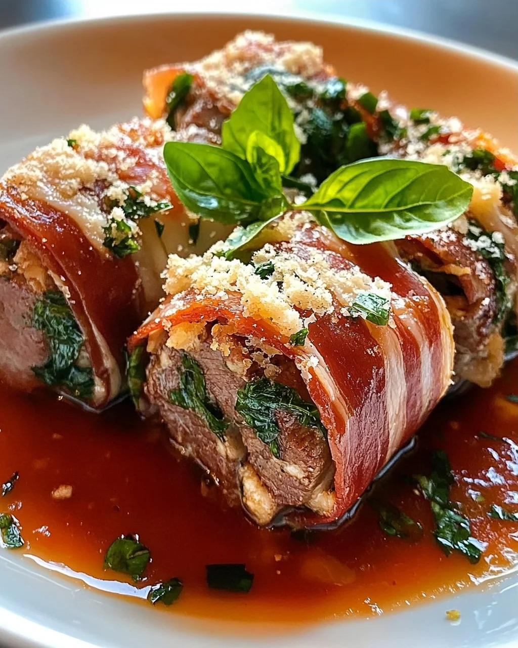 Fleischrouladen nach italienischer Art