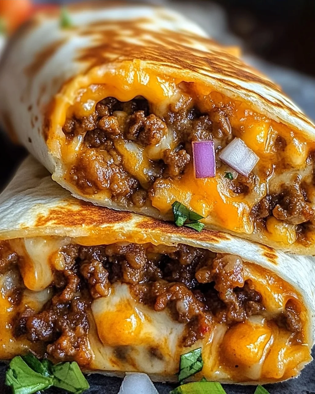 Gegrillter Käse-Burrito