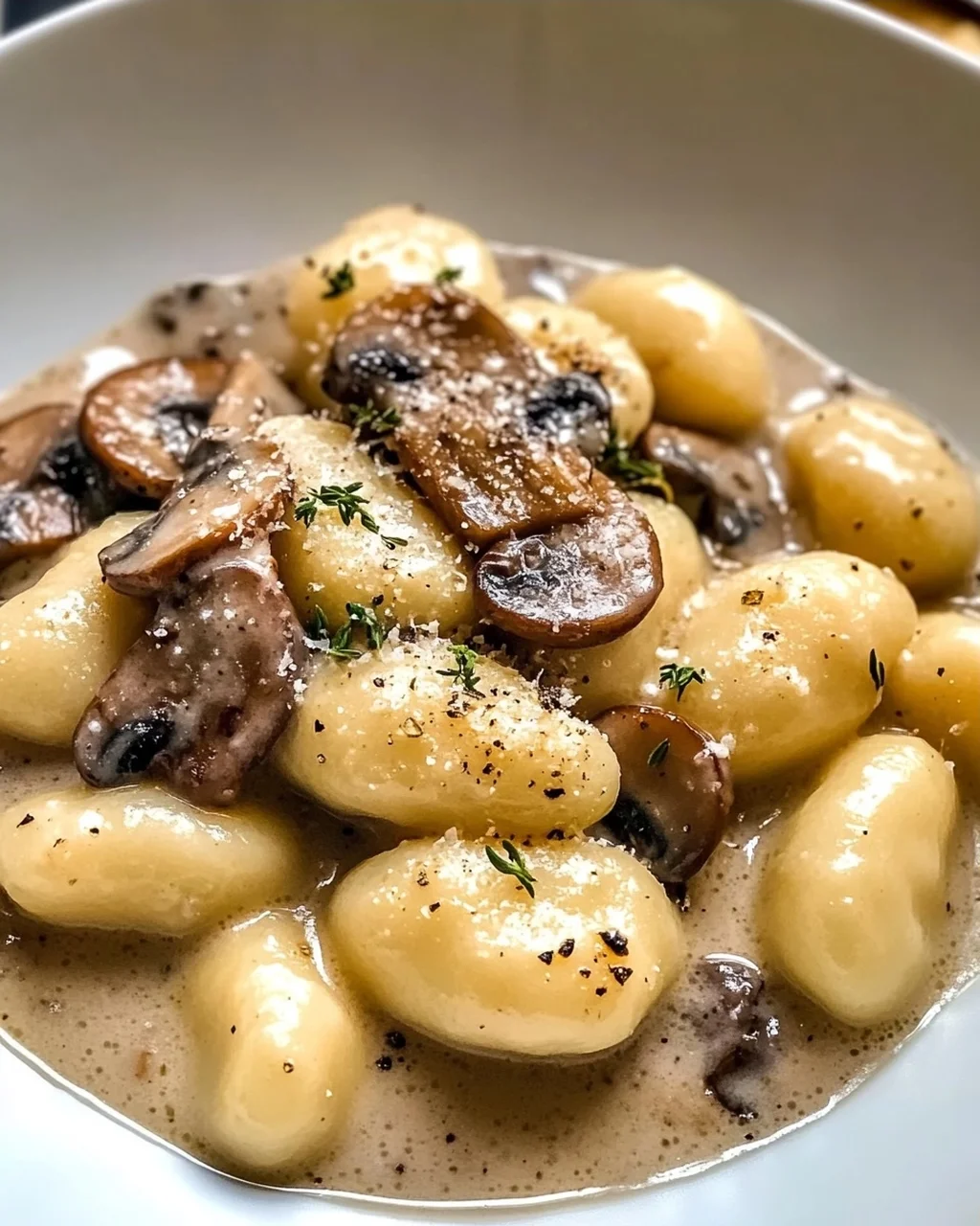 Gnocchi mit cremiger Pilzsauce für Feinschmecker