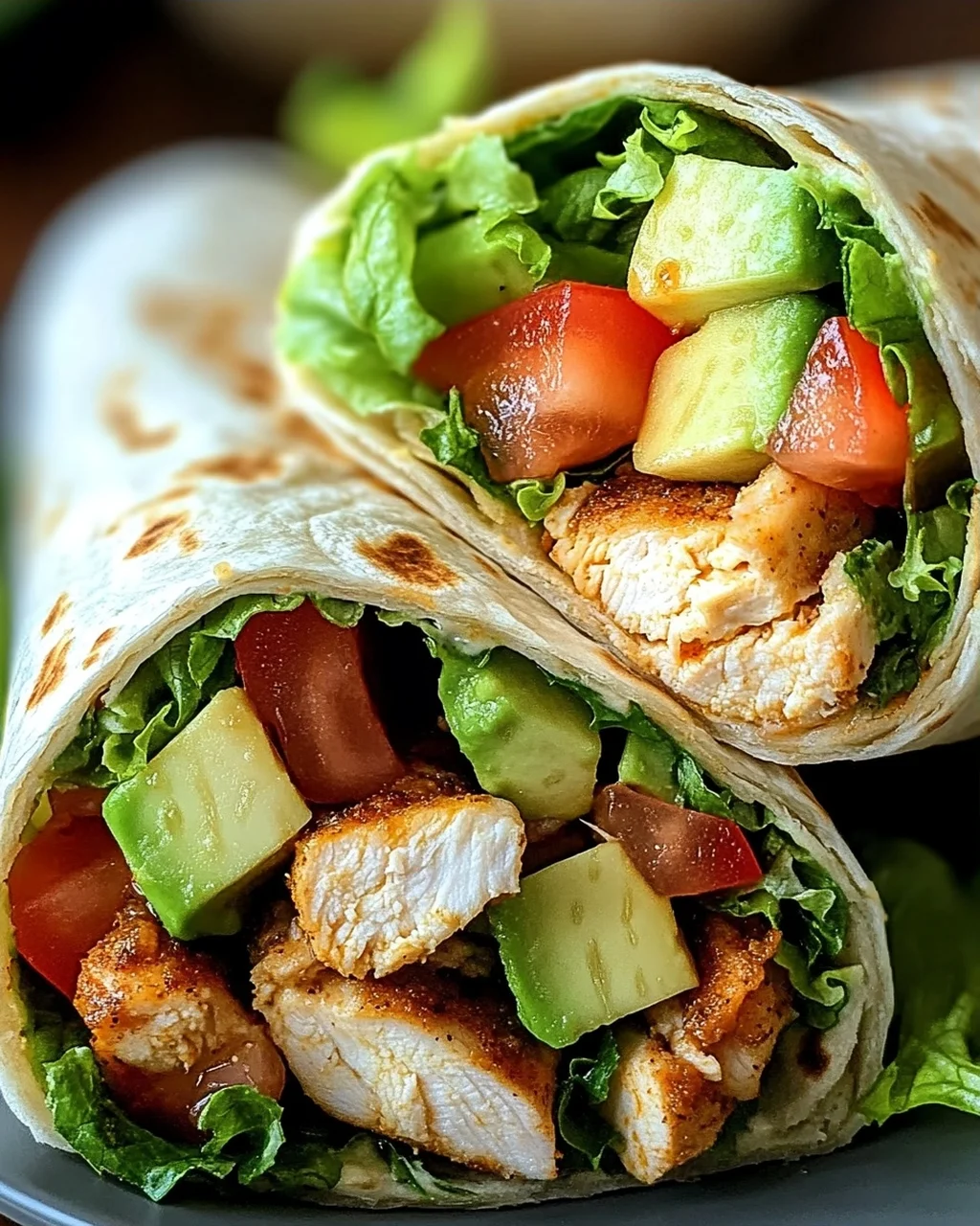 Hähnchen-Wraps mit Blitzsoße