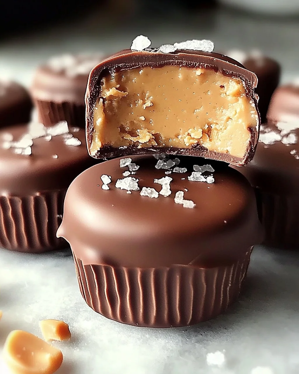 High Protein Erdnussbutter Joghurt Bites