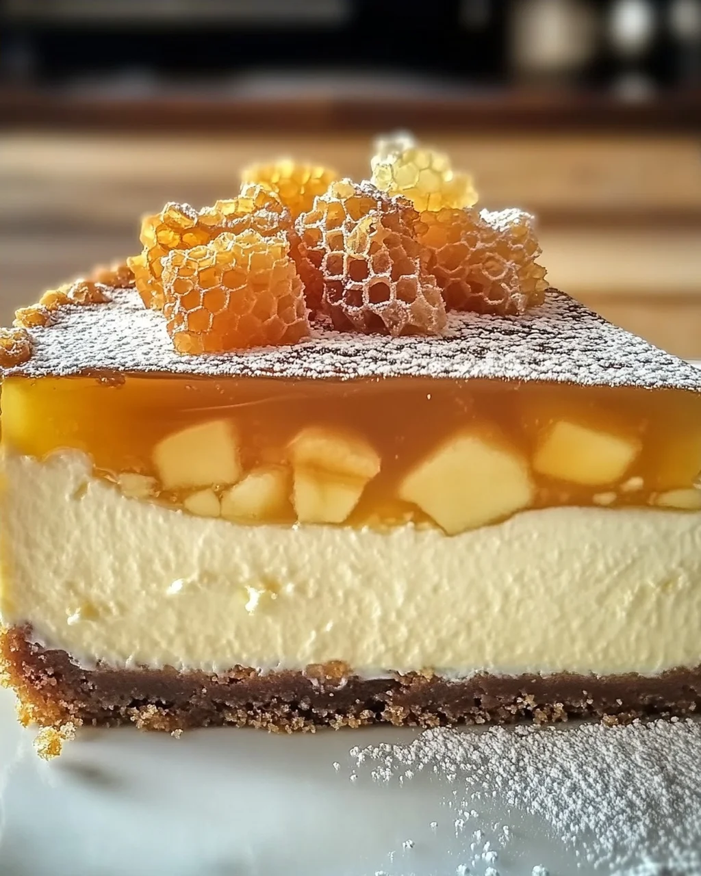 Honigwaben Käsekuchen ganz einfach zubereiten