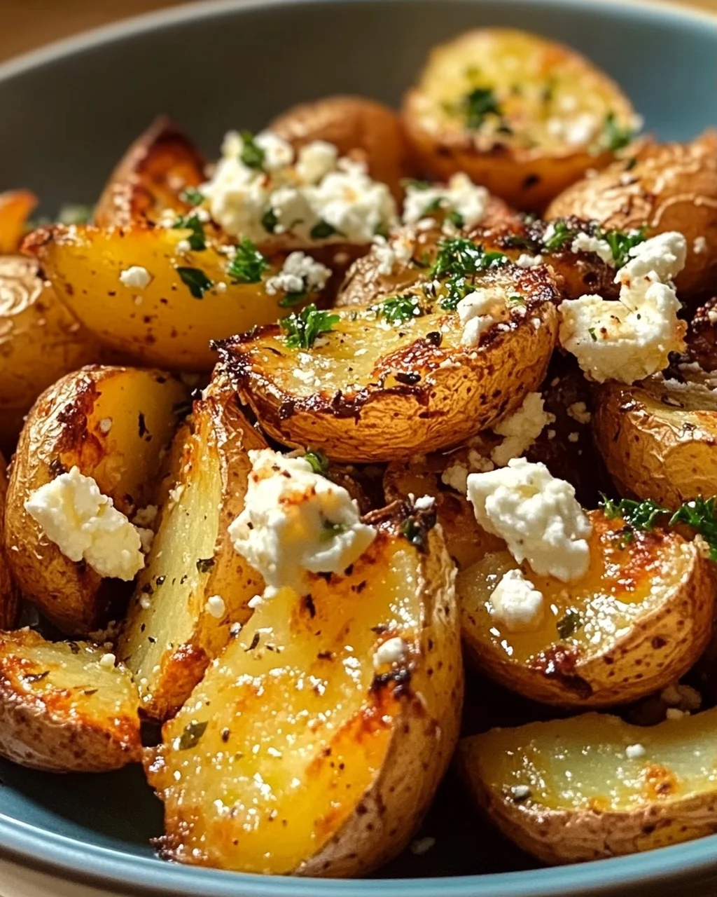 Kartoffeln Mit Feta Knoblauch