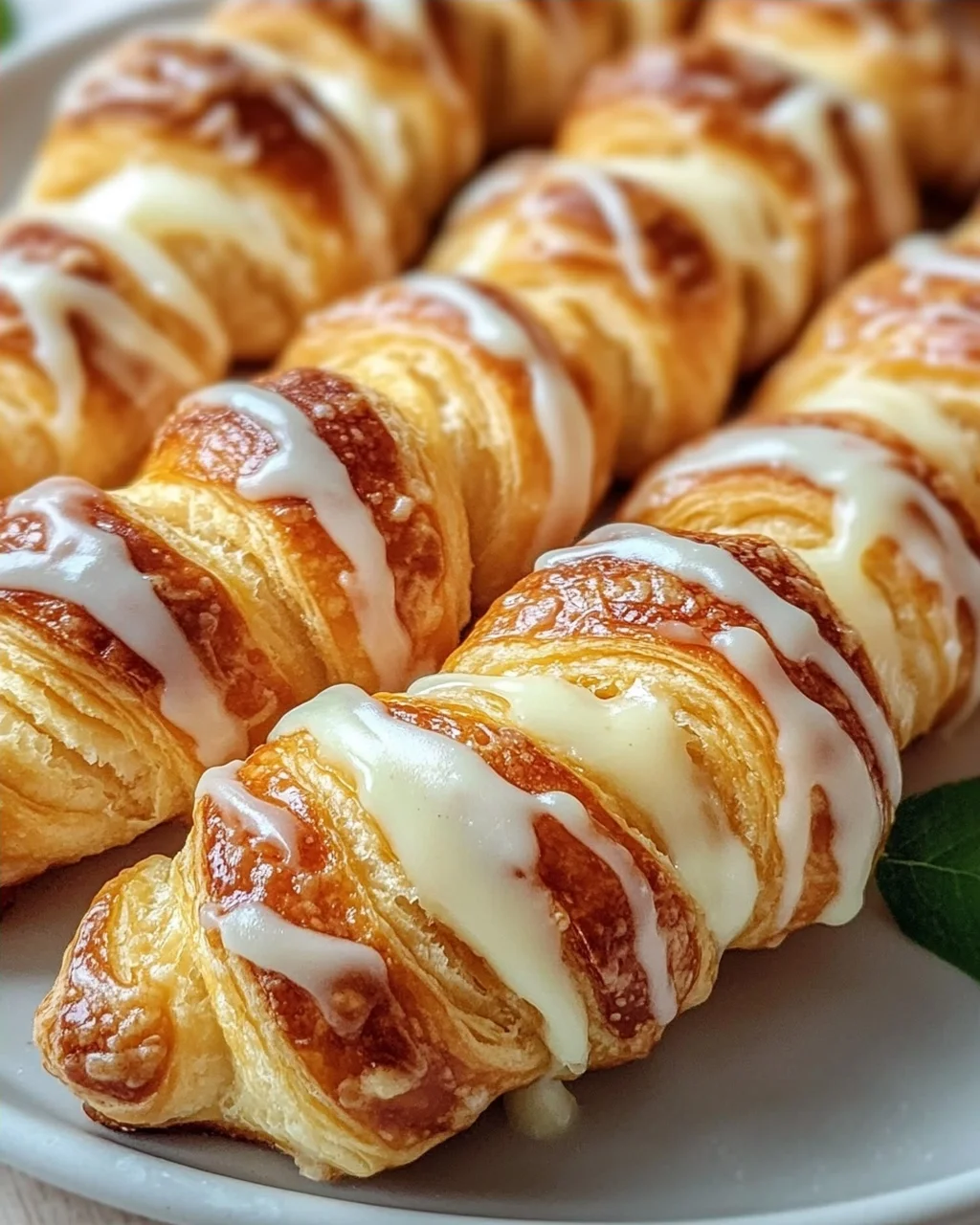 Käse-Zimt-Drehriegel mit Frischkäse-Glasur Rezept