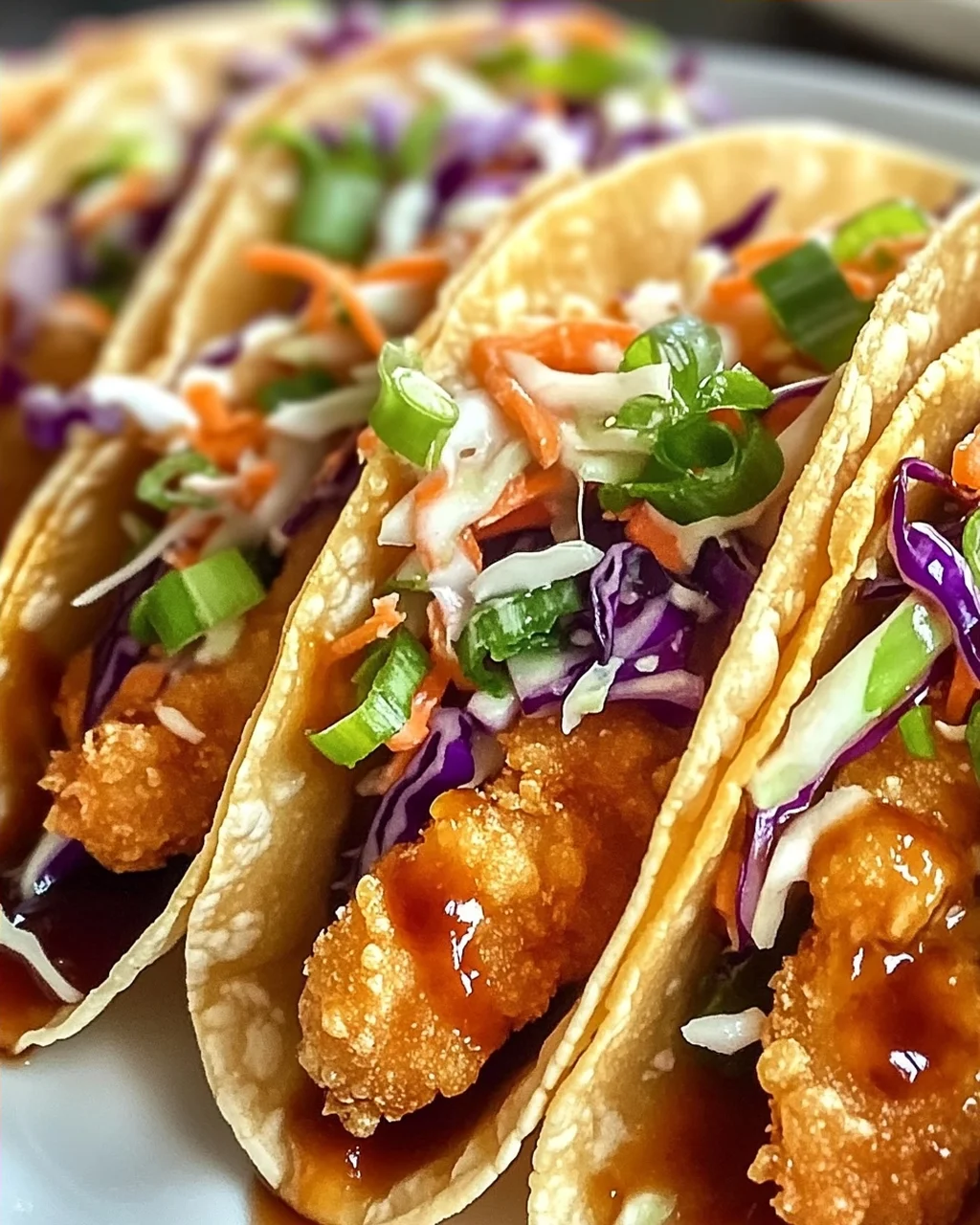 Knusprige Hähnchen-Wonton-Tacos für Zuhause
