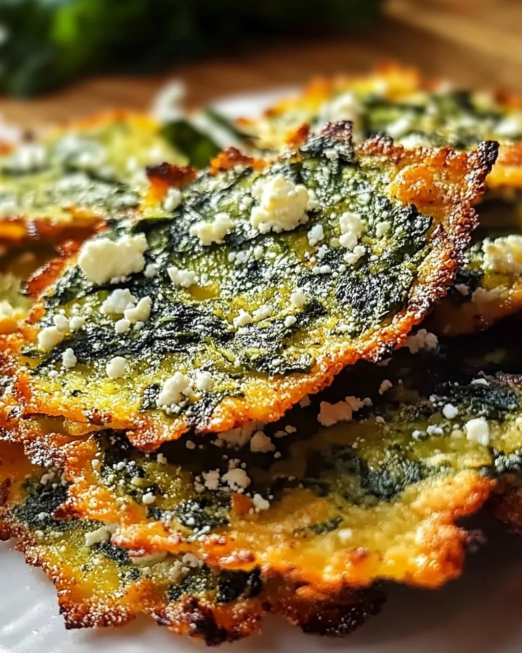 Knusprige Spinat-Feta-Crisps: Ein köstliches Snack-Rezept!