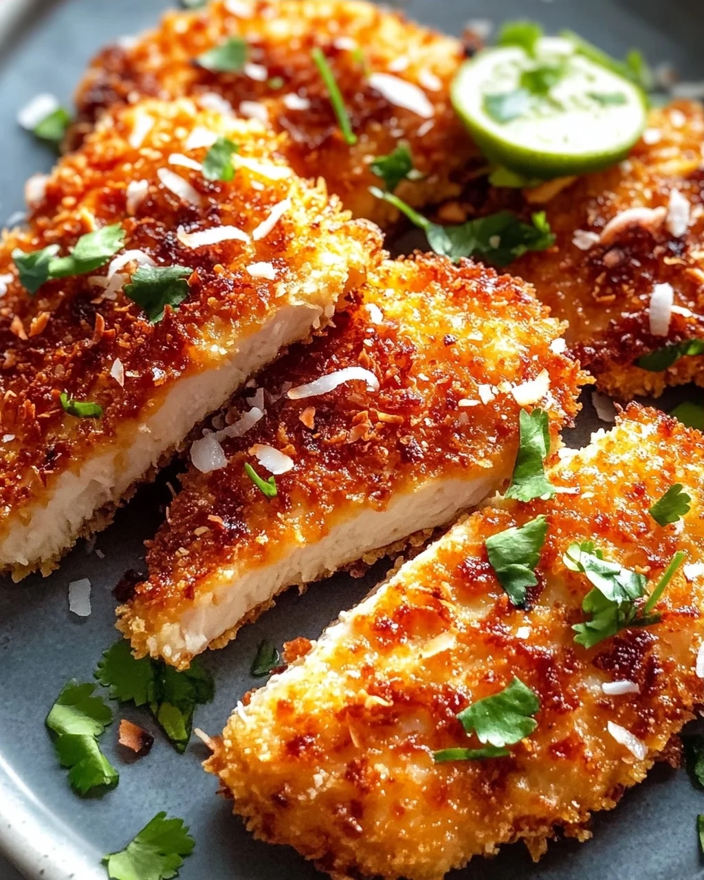 Knusprige Thai Kokos Hähnchenschnitzel Rezept – Schnell & Lecker