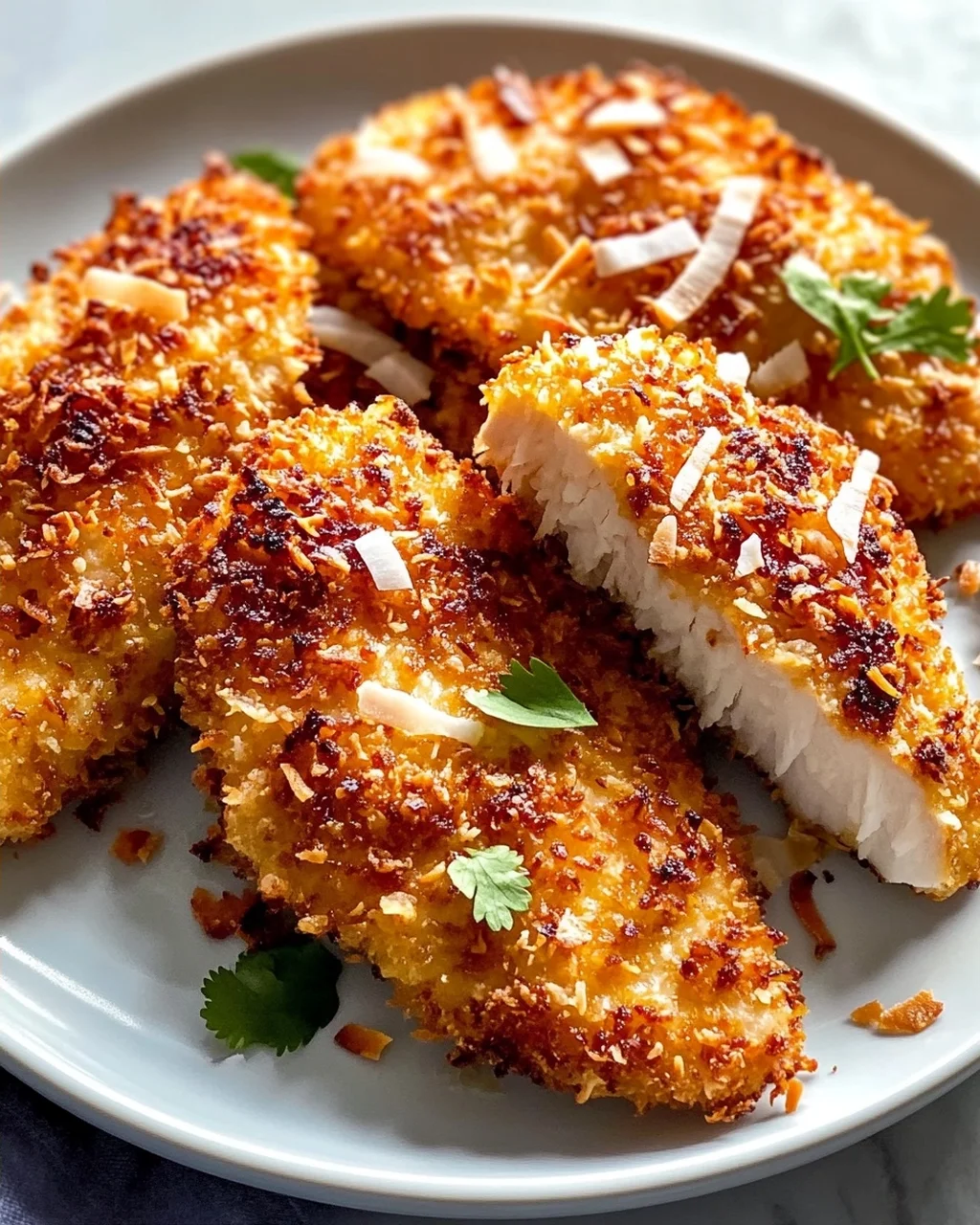 Knusprige Thai Kokos Hähnchenschnitzel Rezept – Schnell & Lecker