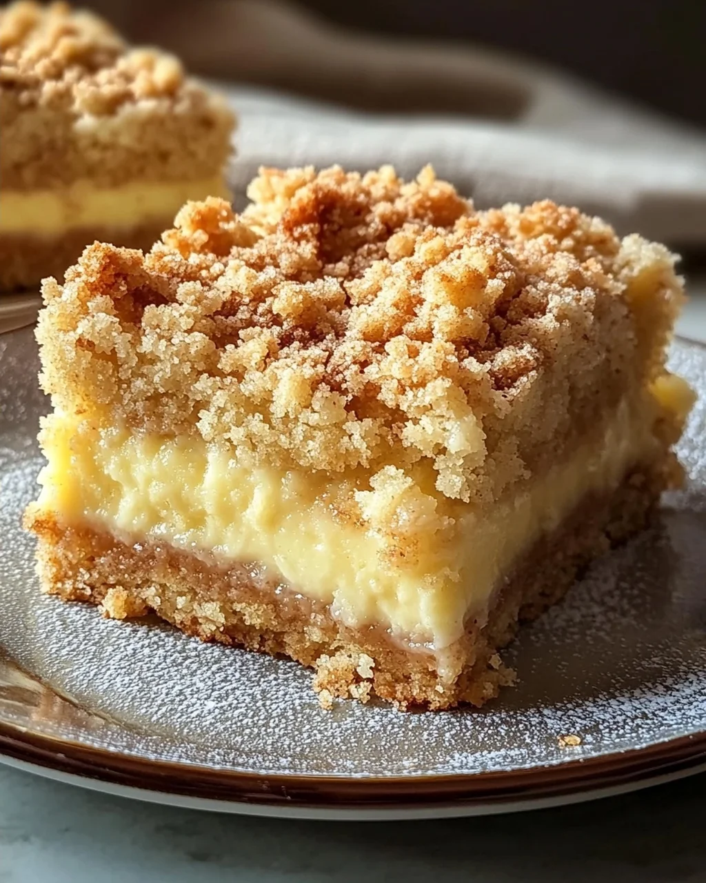 Köstlicher Streuselkuchen mit Pudding vom Blech – einfach & lecker!