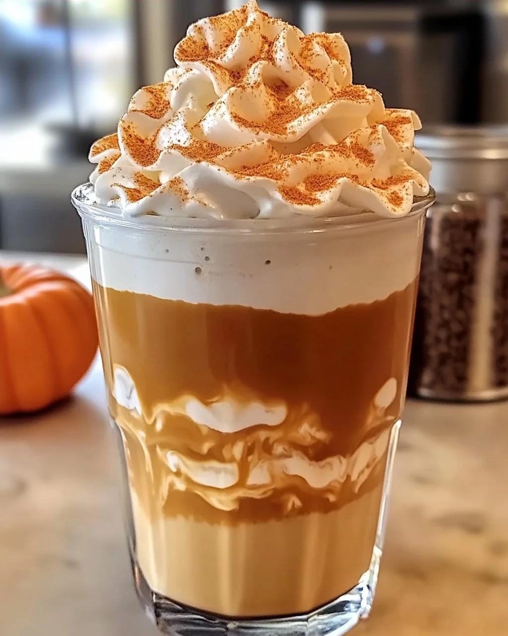 Kürbis Chai Eistee Latte für den perfekten Herbstgenuss