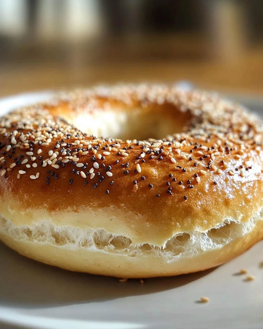 Leckere Protein-Bagels mit Griechischem Joghurt selber machen