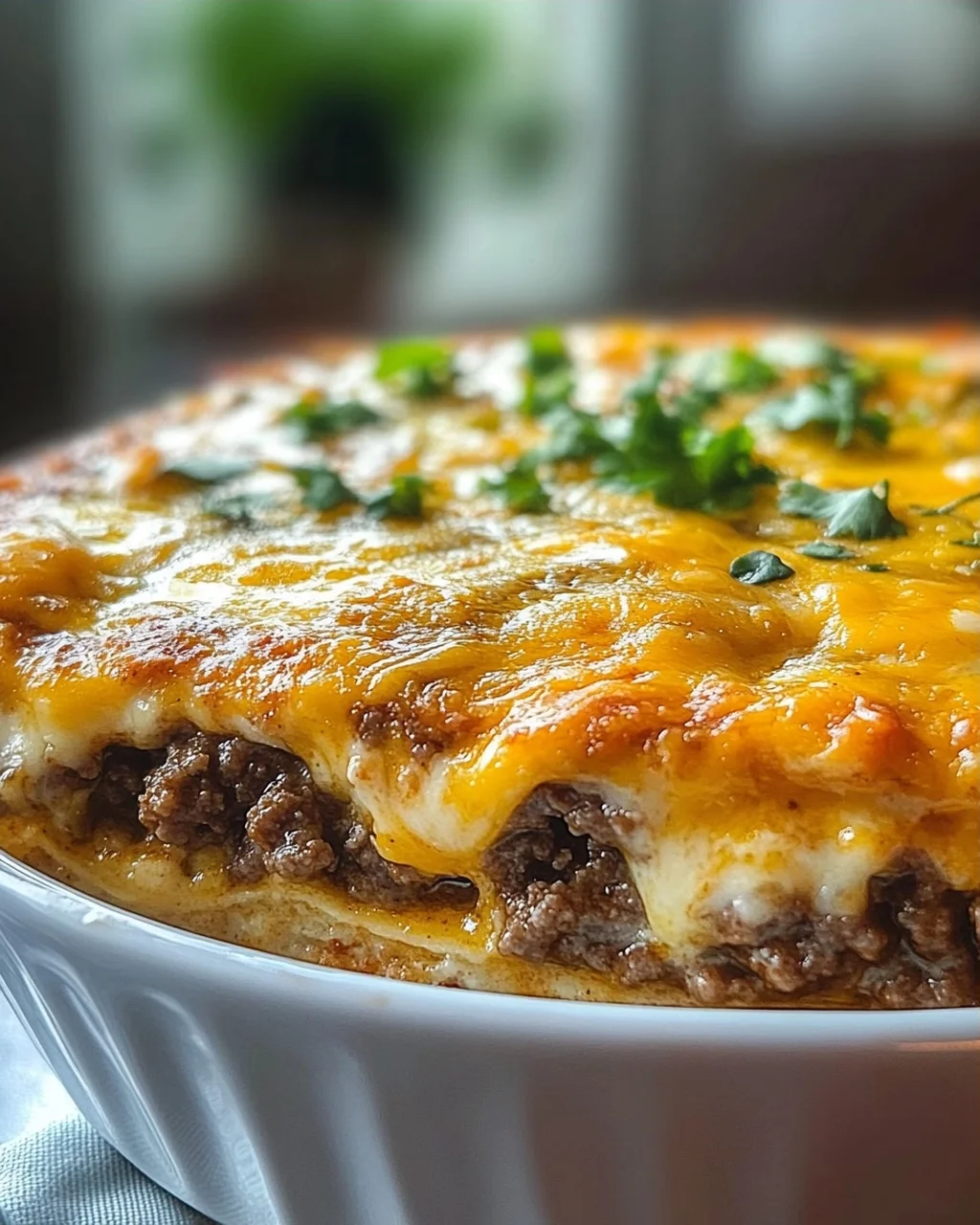 Low Carb Cheeseburger Auflauf: Herzhaft & Kohlenhydratarm