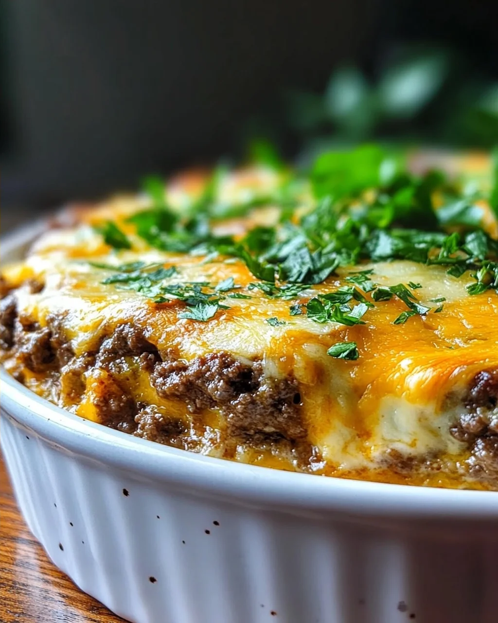 Low Carb Cheeseburger Auflauf: Herzhaft & Kohlenhydratarm