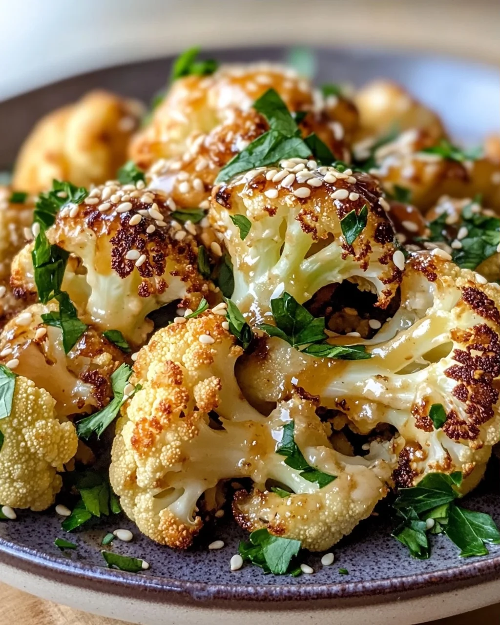 Marokkanischer Blumenkohl mit Tahini-Honig: Das ultimative Rezept!