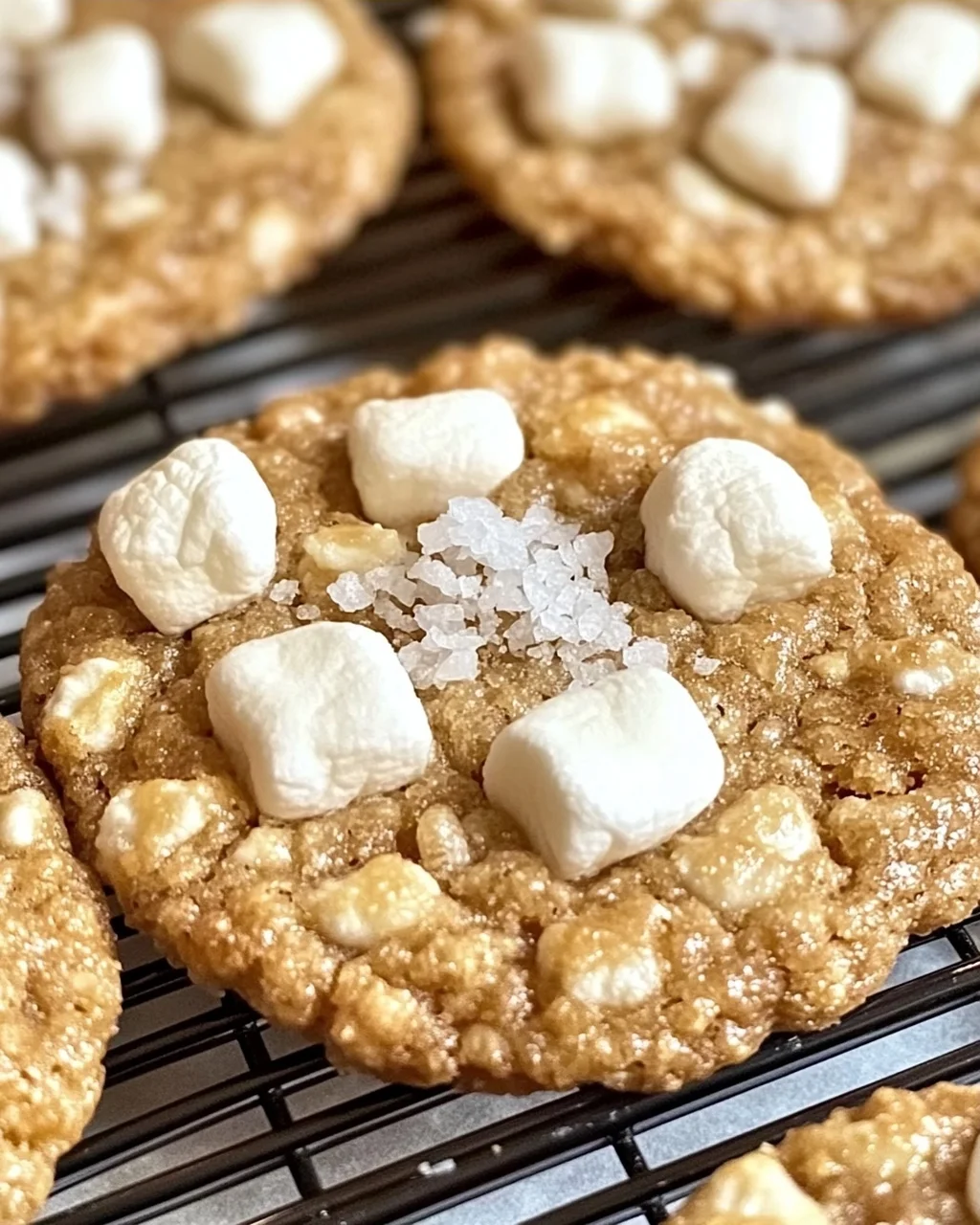 Marshmallow Crispy Cookies der süße Genuss