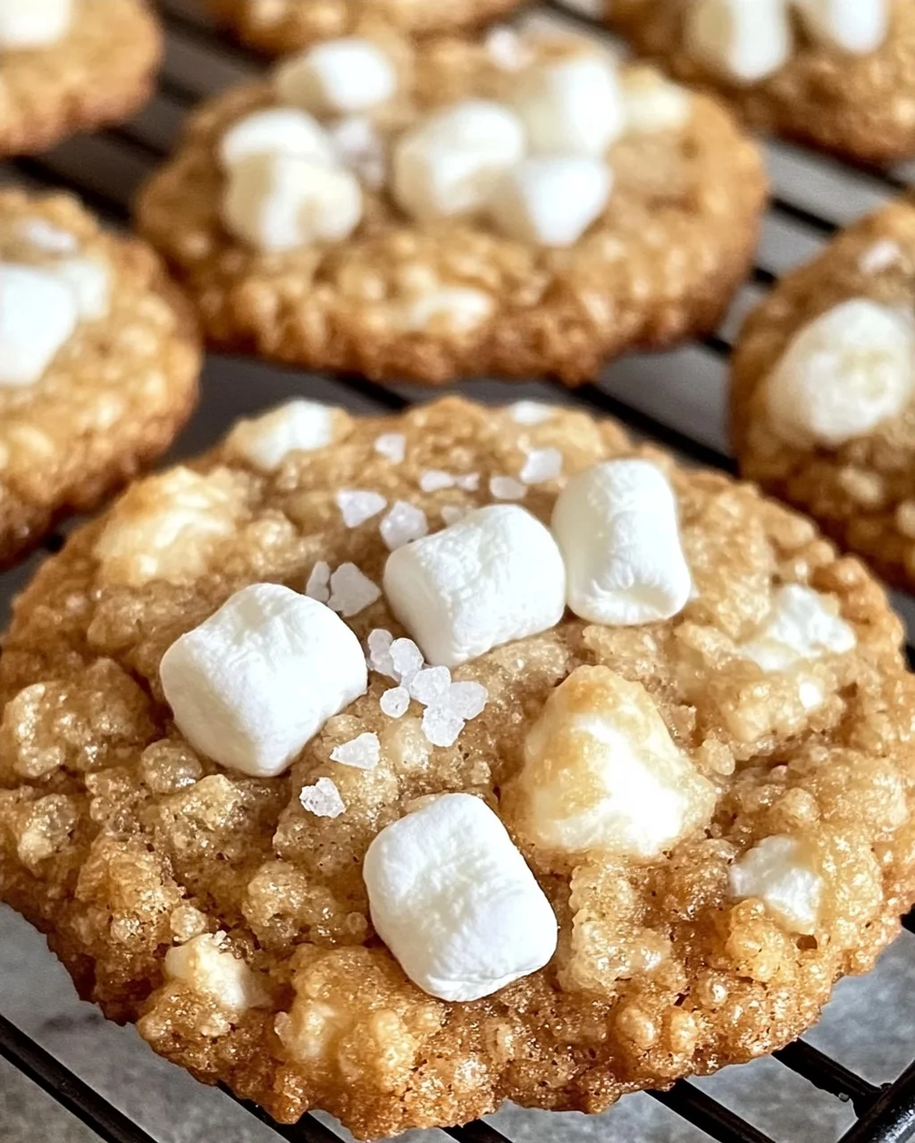 Marshmallow Crispy Cookies der süße Genuss