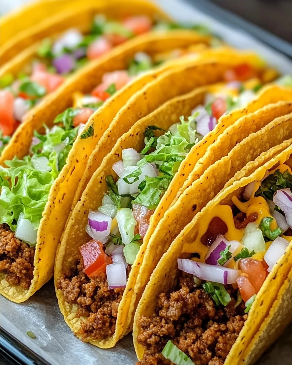 Ofengebackene Käse-Tacos: Knusprig, reichhaltig & unwiderstehlich!