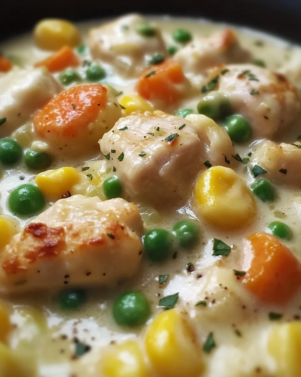 One Pot Gnocchi Hähnchen Pot Pie: Einfach, cremig, unwiderstehlich