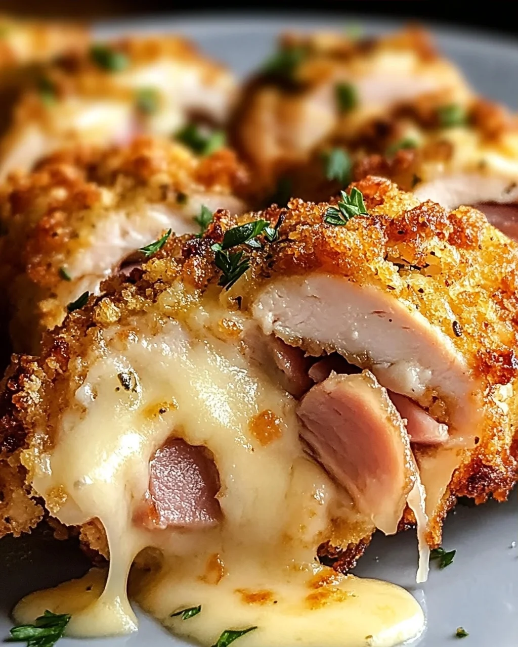 Putenröllchen nach Cordon Bleu Art