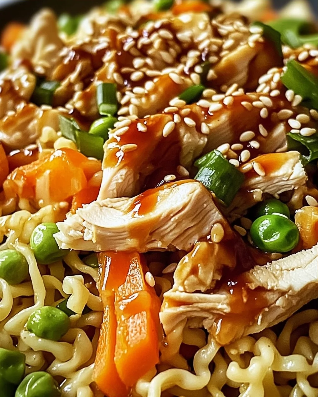 Ramen-Chinesischer Hähnchensalat