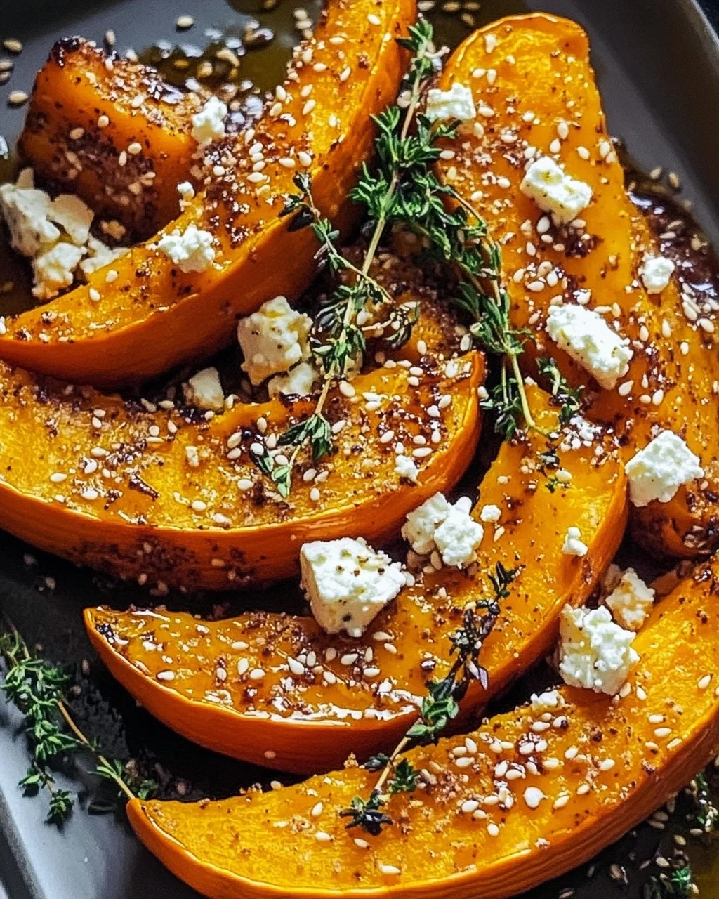 Roasted Pumpkin with Cinnamon, Honey, and Feta – A Fall Delight