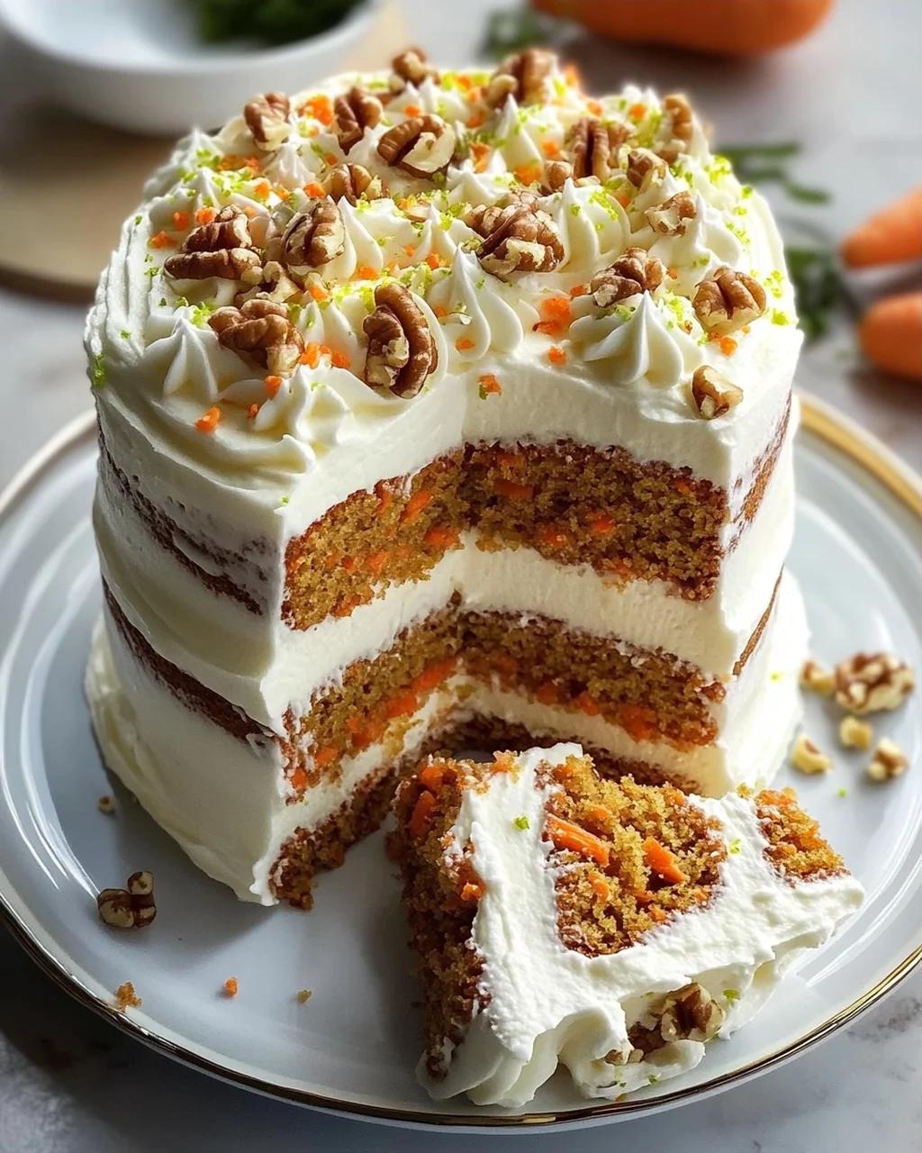 Saftiger Oster Karottenkuchen – Dein einfaches Rezept für Ostern