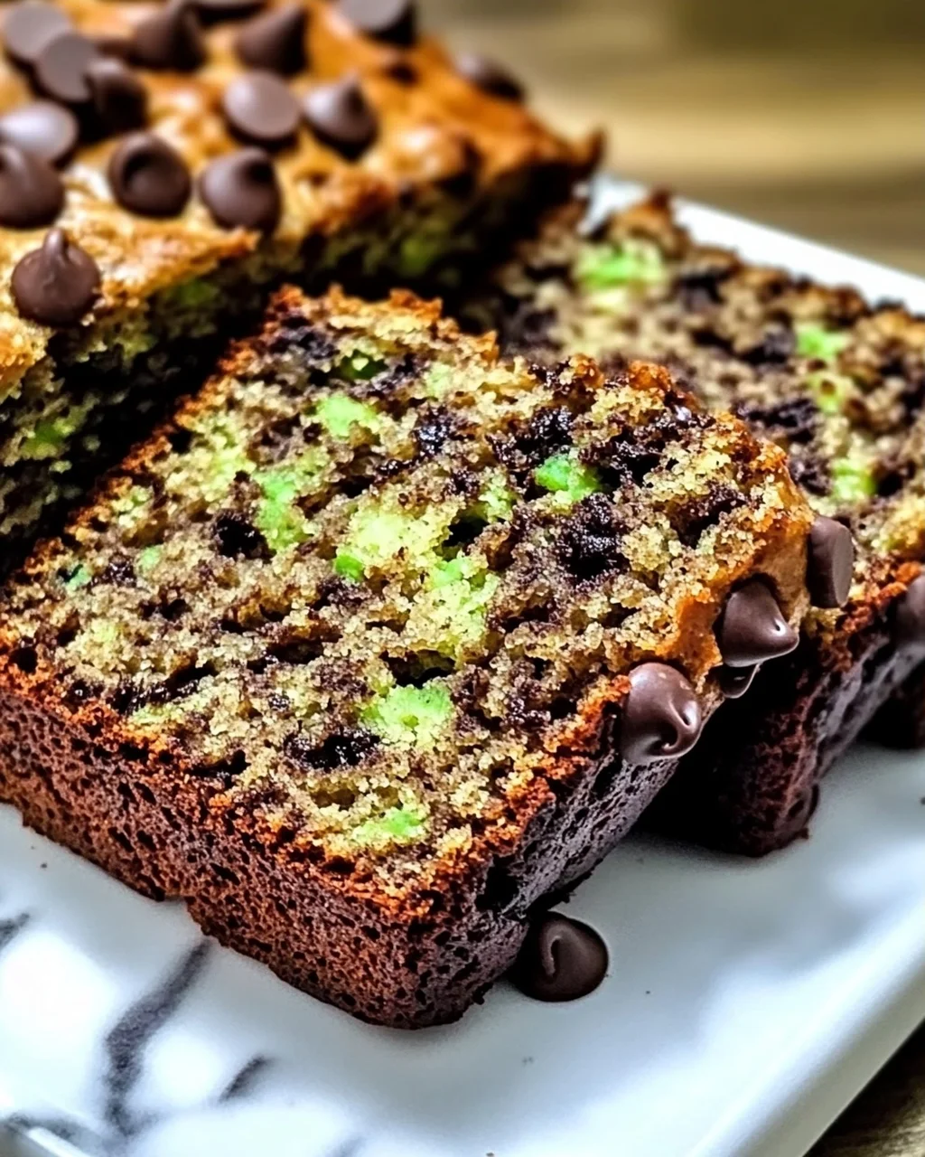 Saftiges Schokoladenstückchen-Zucchinibrot rezept