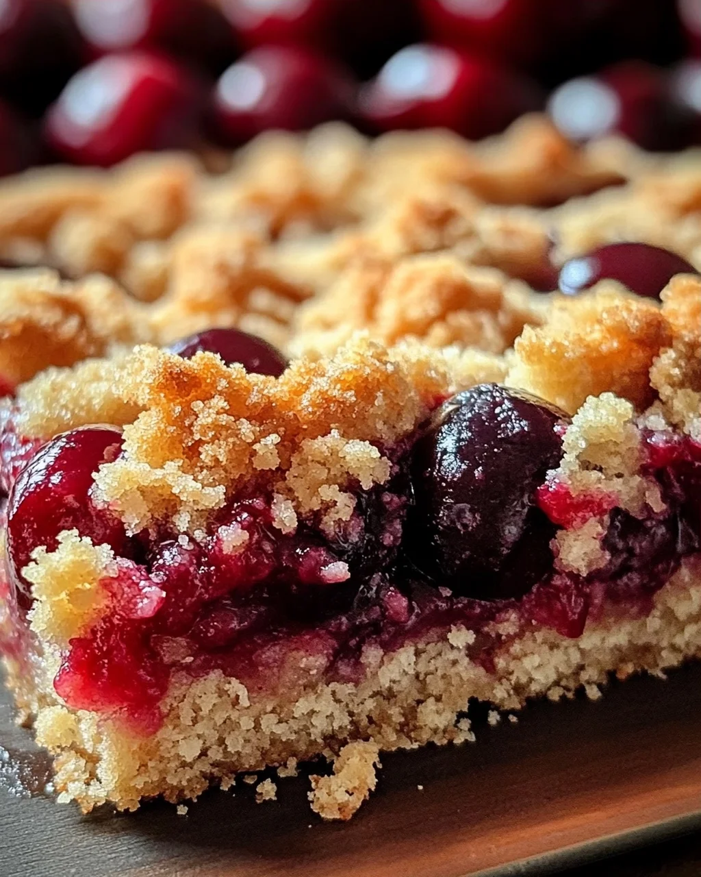 Streuselkuchen mit Kirschen vom Blech