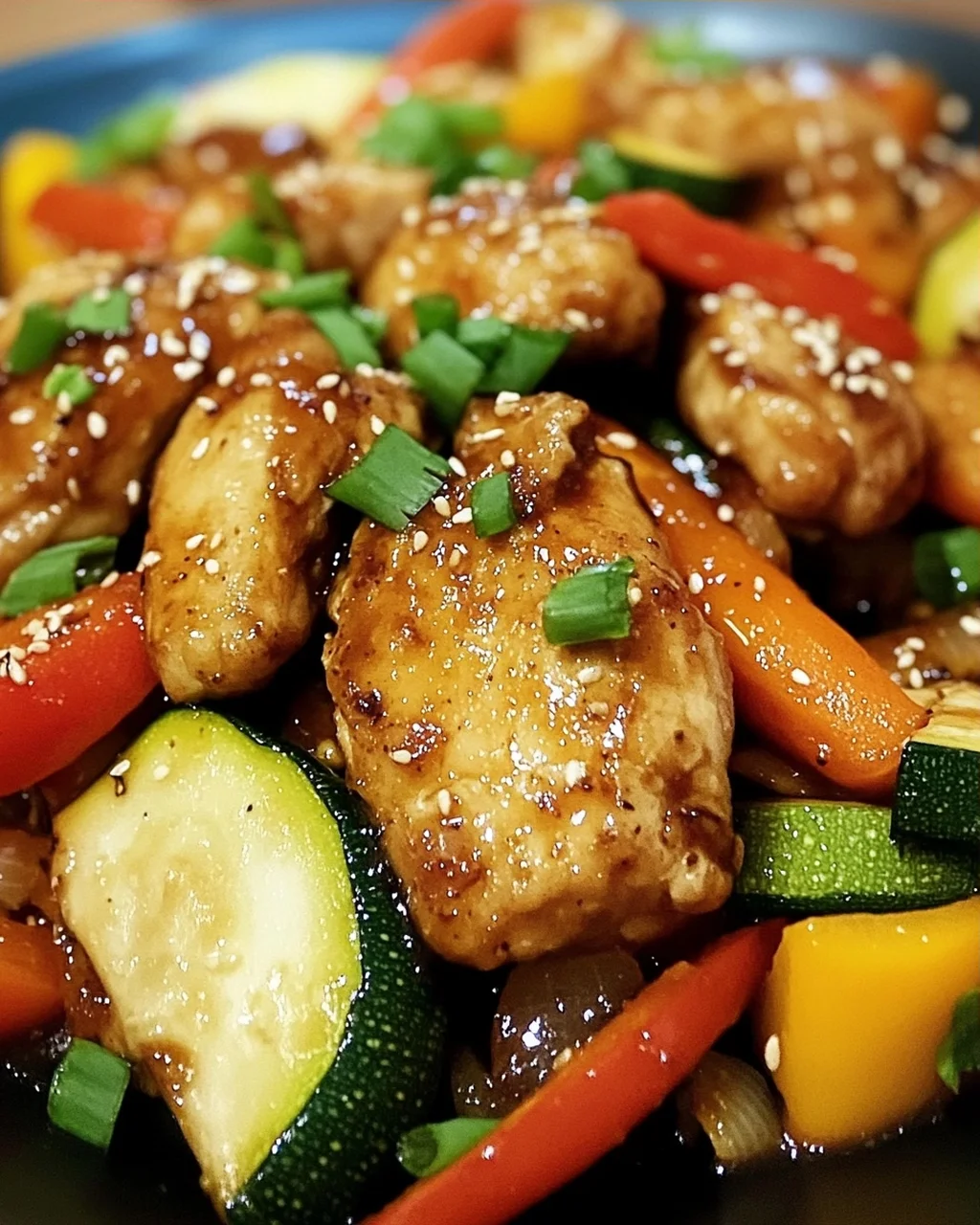 Teriyaki-Hähnchen mit Gemüse
