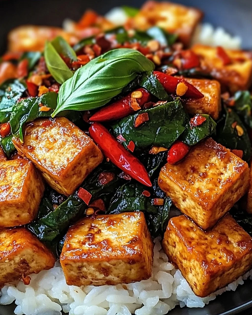 Thai-Basilikum-Tofu: Schnelles Wok-Rezept entdecken
