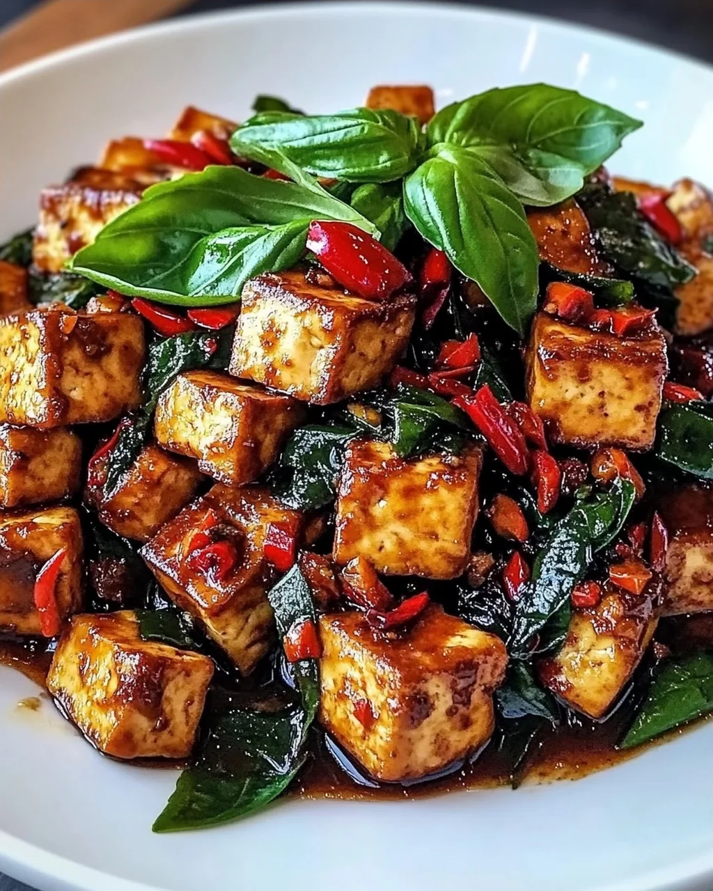 Thai-Basilikum-Tofu: Schnelles Wok-Rezept entdecken