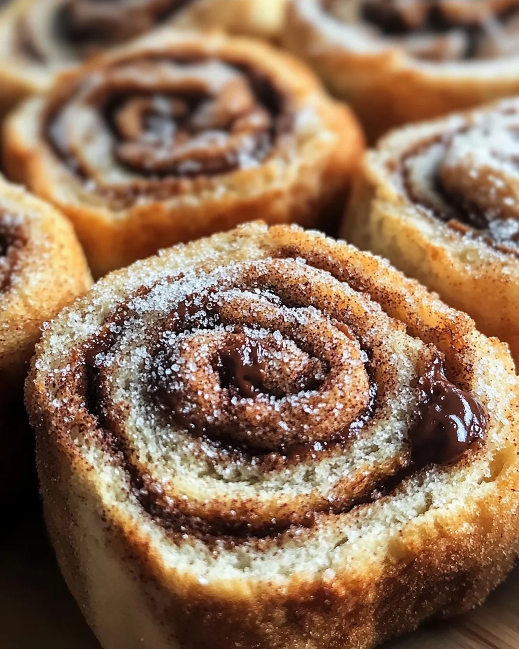 Toast Rolls mit Nutella und Zimt