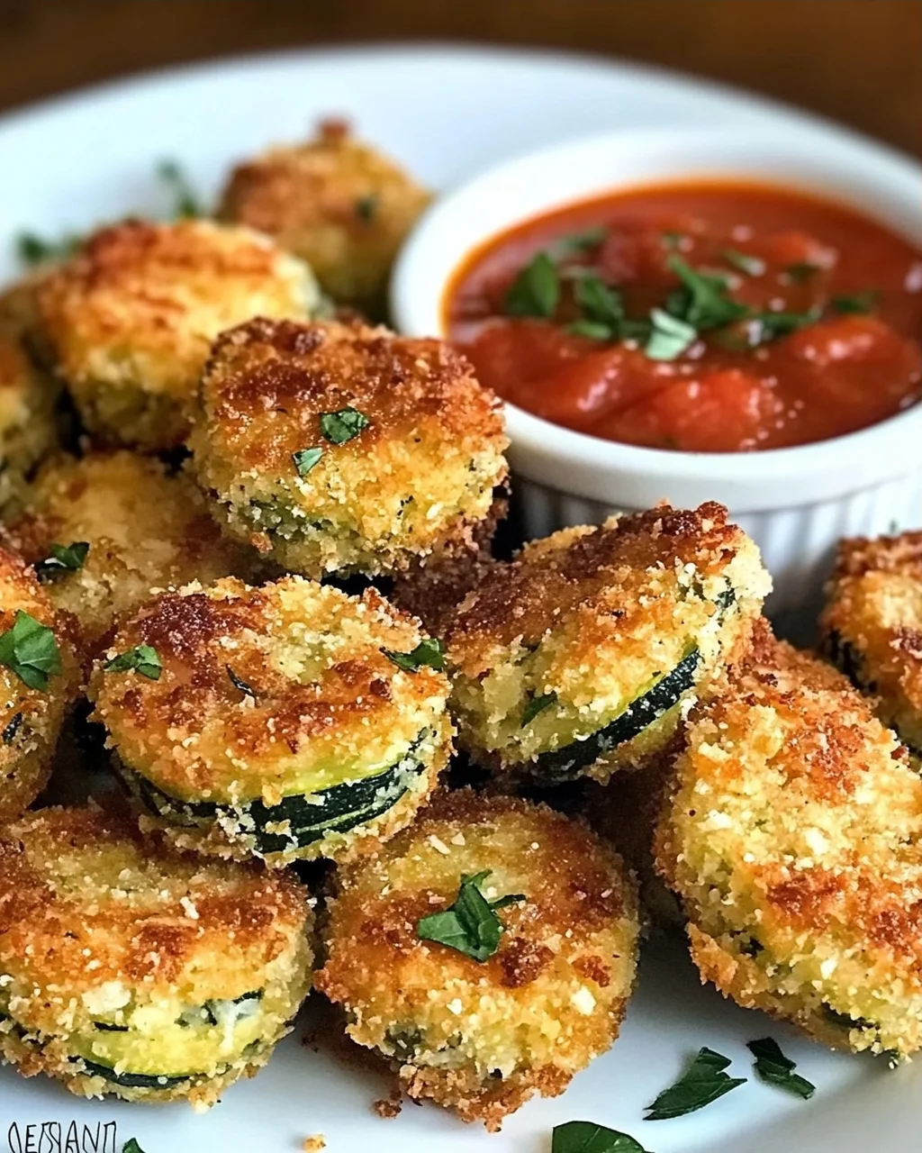 Zucchini Knoblauch Bissen für jeden Anlass geniessen
